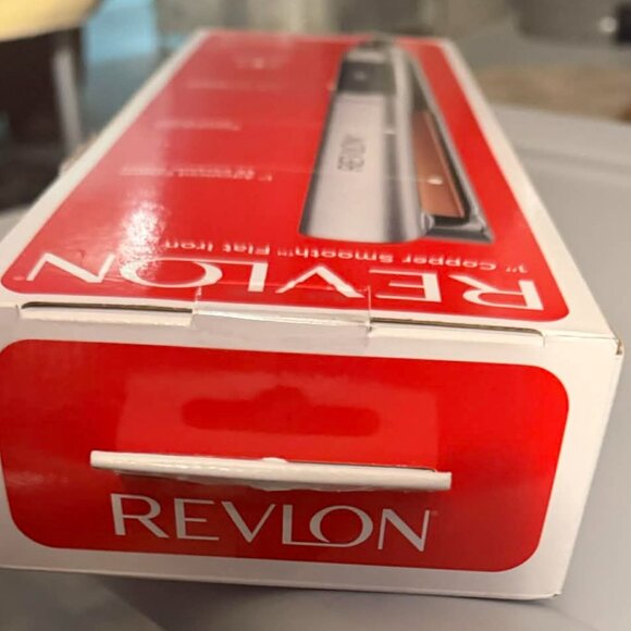 REVLON Salon Straight 1" Copper Smooth Flat Iron with Extra Long Plates NEW - Picture 5 of 12